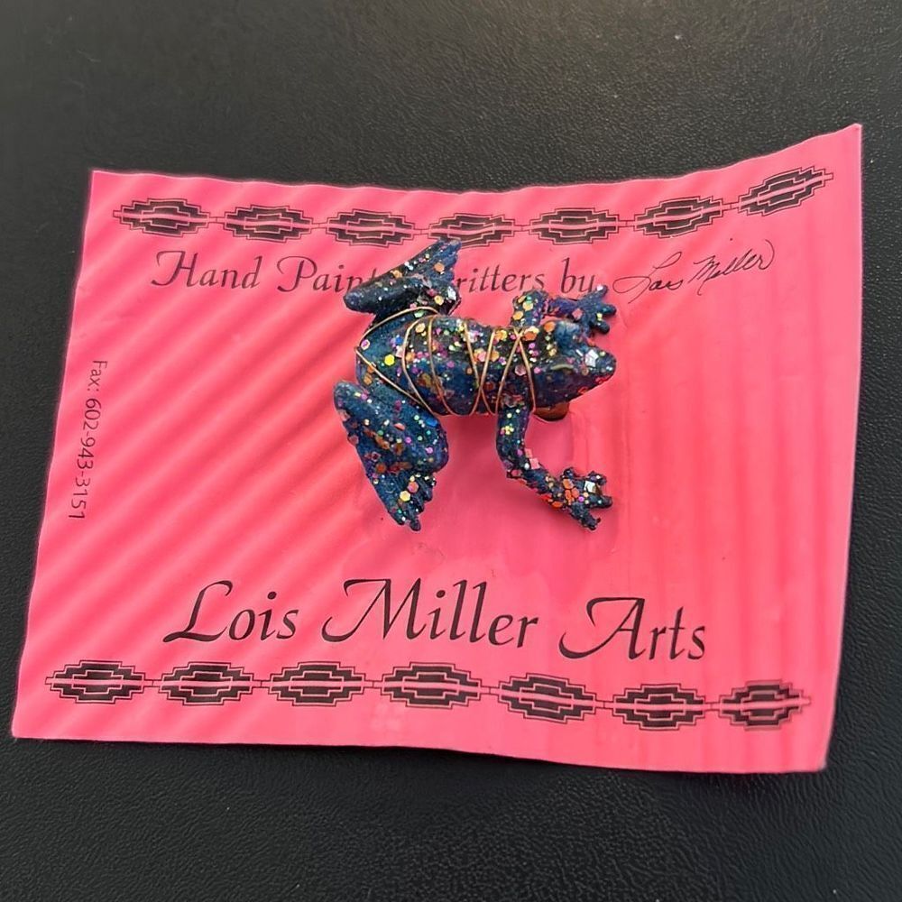 Artist Frog Brooch